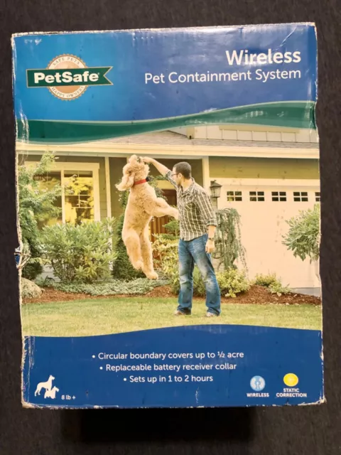 PetSafe PIF-300 Wireless Fence Pet Containment System New Open Box