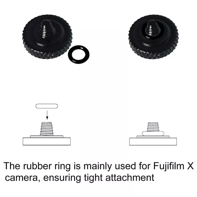 2X(Camera Shutter Button, and Delicate Soft Shutter Release Button (3 Pa 2