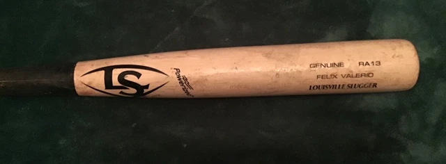 Felix Valerio game used bat Milwaukee Brewers Felix Valerio game used bat Milwaukee Brewers