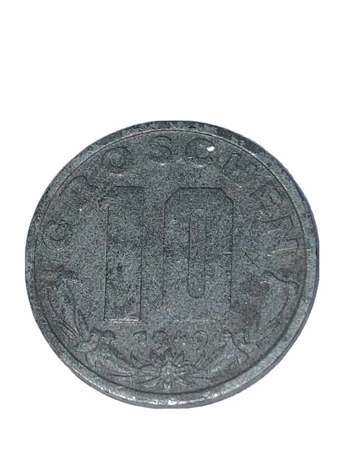 1949 Austrian Eagle 10 Groschen Austria Coin