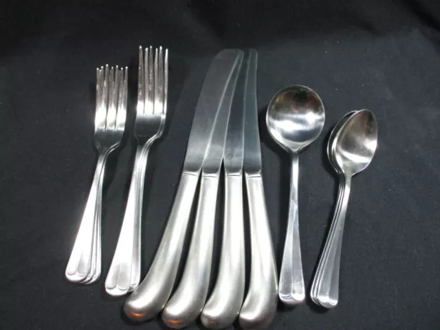 4 Place Settings - Rogers Korea Stainless - Jefferson Manor