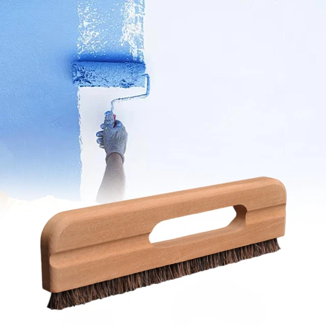 Brosse à papier peint brosse à poils de cheval domestique pour cheminée de