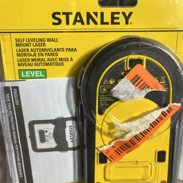 STANLEY STHT77149 Self-Leveling Wall Laser  TESTED