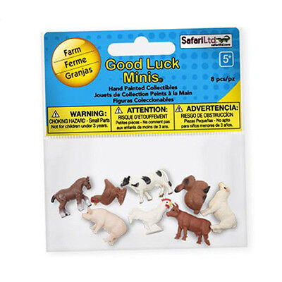 Farm Fun Pack Mini Good Luck Figures Safari Ltd NEW Toys Educational Kids