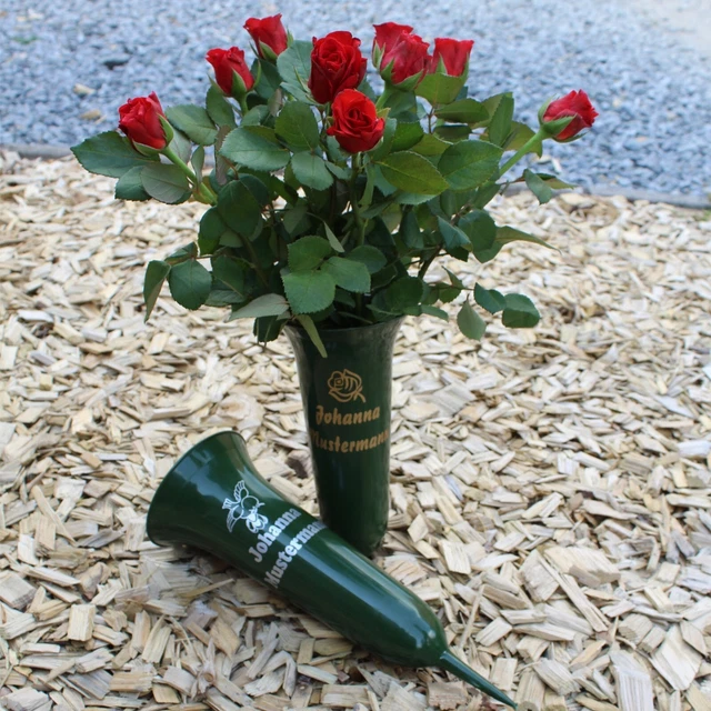 Produktbild von Strassacker Vaseneinsatz 22 Cm – Kunststoff Für Friedhofsvasen, Grabschmuck