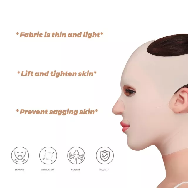 Elastic Face Slimming Bandage V Line Face Shaper Women Chin Cheek Lift Up B-SU
