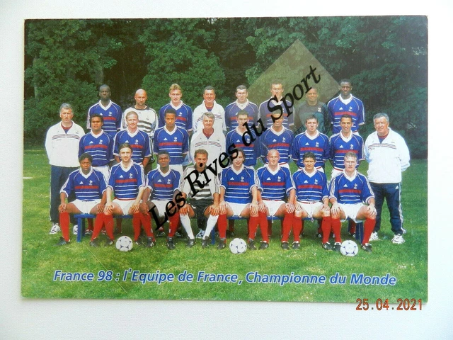 CPM Carte Postale Ancienne - Marcel Desailly - Équipe De France 98