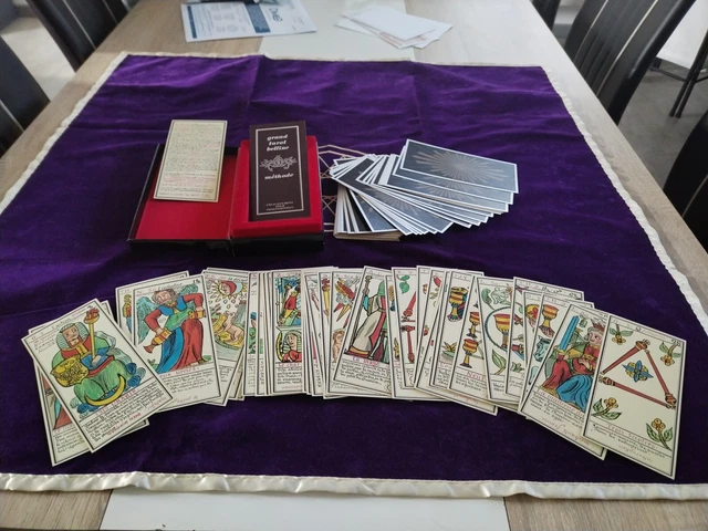 2 Pochons Tarot En Velours Premium JYNXOR - Sacs Protection Pour Cartes, Pendule & Outils Mystiques | Motifs Brodés