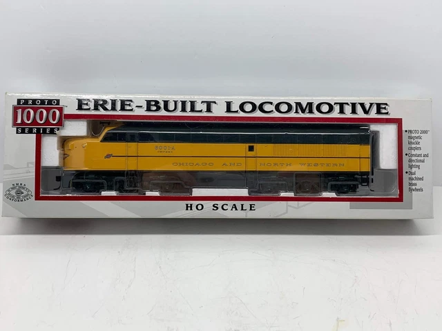HO Life-Like Proto 1000 #23889 ERIE-BUILT Loco Chicago & North Western CNW 6001A