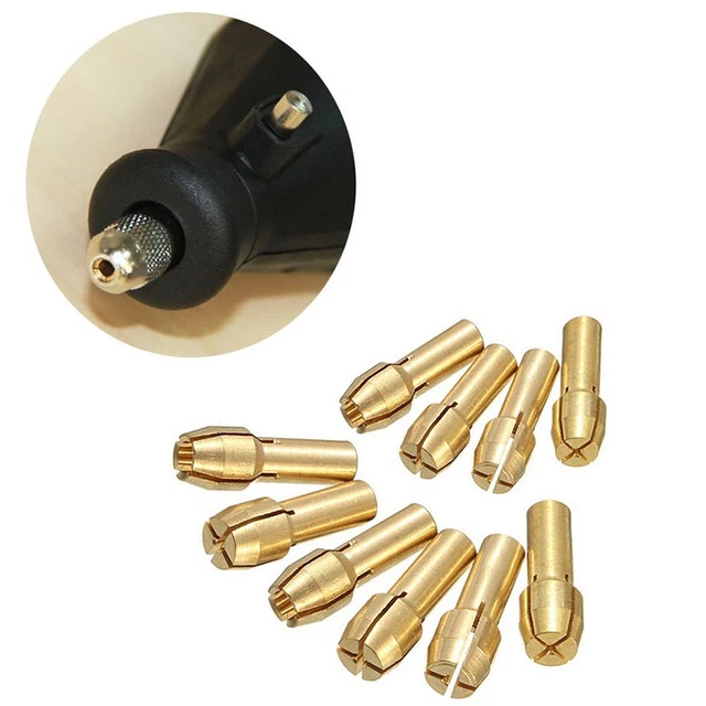 Perceuse Mandrins Mèche Micro 10Pcs 0.5-3.2mm 4.0mm Dia Tige for Outil Rotatif