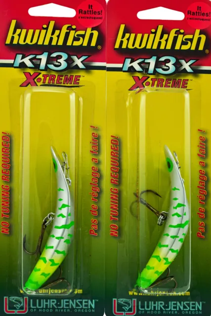 LOT OF 2) Luhr Jensen X-Treme Kwikfish K9X 5413-9X-0856 Gold Digger Cm2205  $3.75 - PicClick