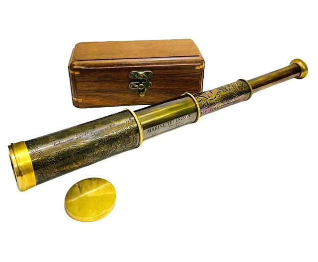 16 Zoll Dollond London graviertes Teleskop, ideal als Geschenk, Teleskop mit Box