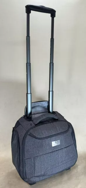 Eagle Creek Grey Compact 14” Wheeled Tote Carry On Rolling Luggage EC-20330