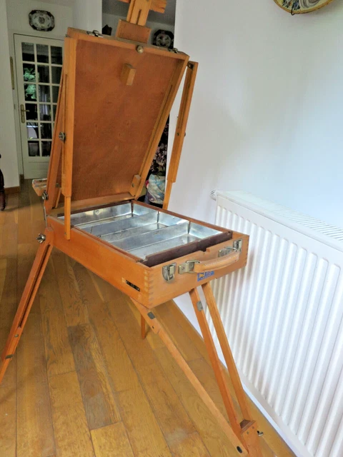 chevalet de peintre pliable pour plein air belle qualité en bois