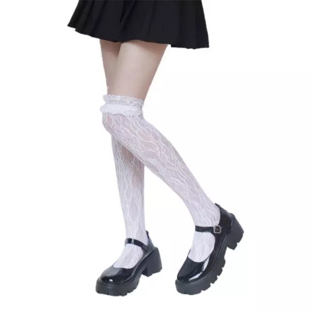 WOMENS THIGH HIGH Stockings Halloween Long Gloves Lace Thigh High Stokings  £17.99 - PicClick UK