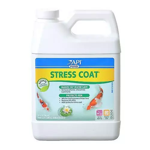 API Pond Stress Coat Water Conditioner Tap Safe DE chlorinator Carp Garden Fish