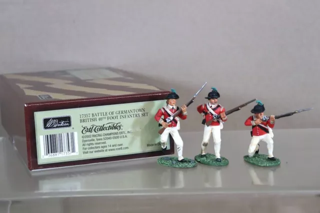 BRITAINS 17357 AMERICAN REVOLUTION BATTLE of GERMANTOWN BRITISH 40th FOOT od