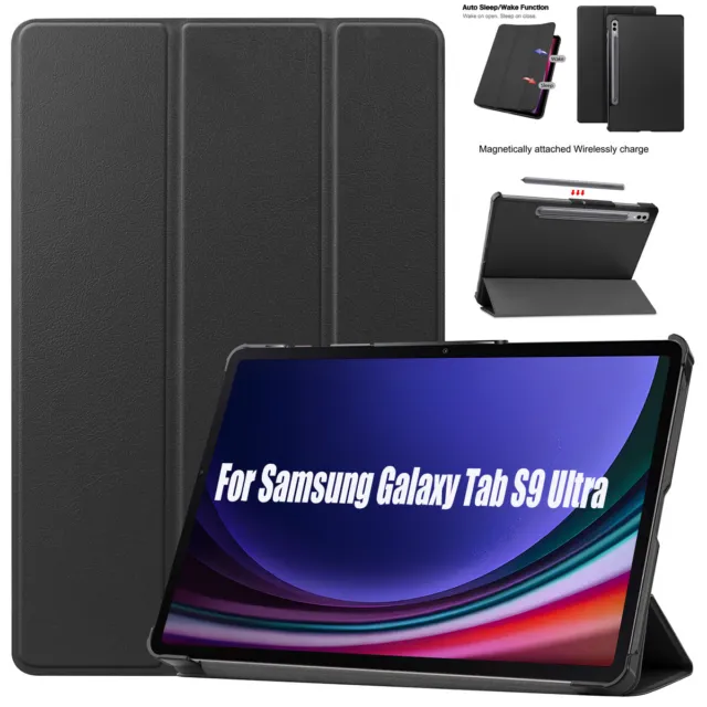 Case For Samsung Galaxy Tab S9 FE 10.9"/S9 11" Leather Folio Stand Smart Cover