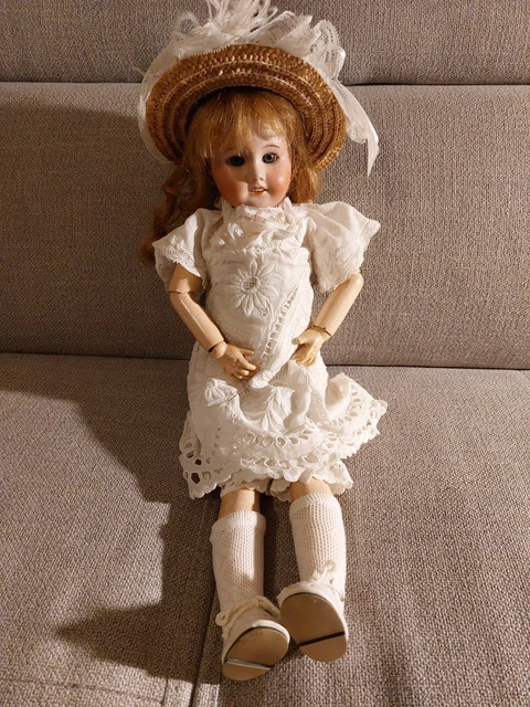 Ancienne poupée SFBJ moule 60 Paris 2/0 43 cm no JUMEAU Steiner Bru Unis France