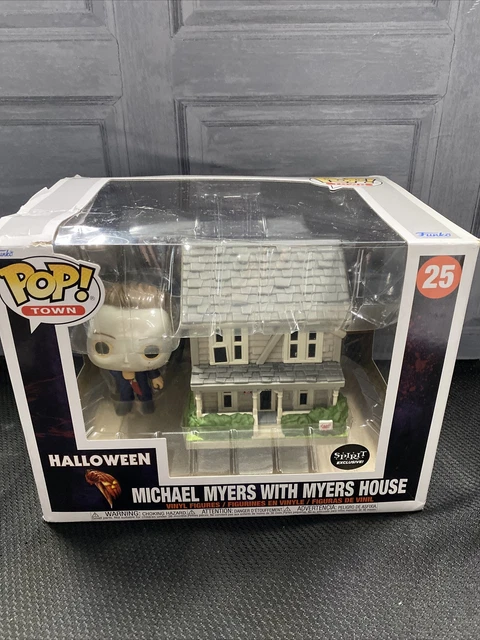 Funko Pop! Town Michael Myers With Myers House 25 Halloween Spirit Box Damaged