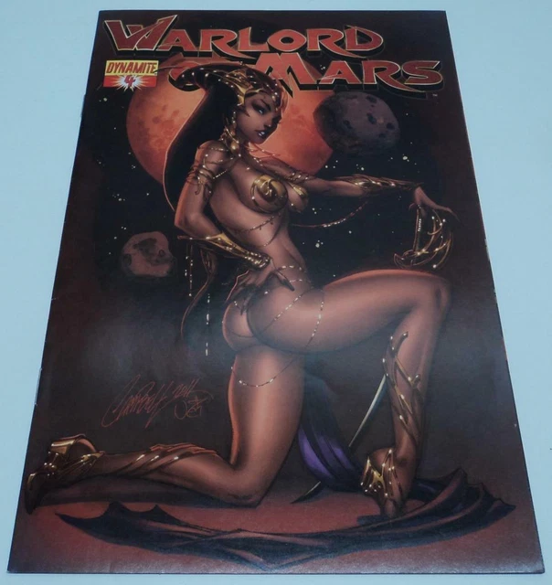 WARLORD OF MARS #4 (Dynamite 2011) HOT J Scott Campbell cover (FN/VF) RARE