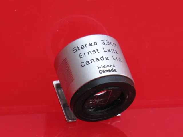 "RARO OIDYO Leica Estéreo 3,3 cm Buscador BL solo Stemar, COMO NUEVO VENDEDOR DE EE. UU. ""LQQK""
