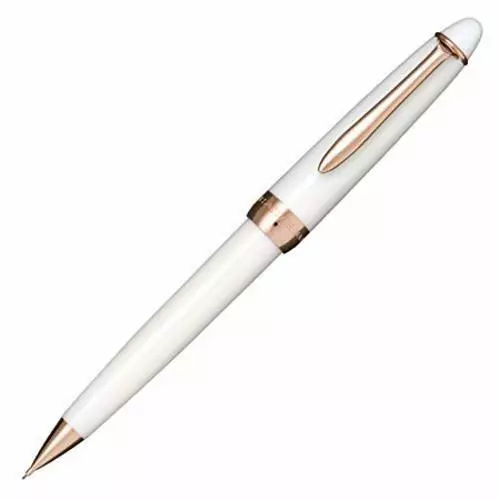 Sailor sharp pen Fashine 0.5mm HB 21-0525-510 White ~ Pink Gold