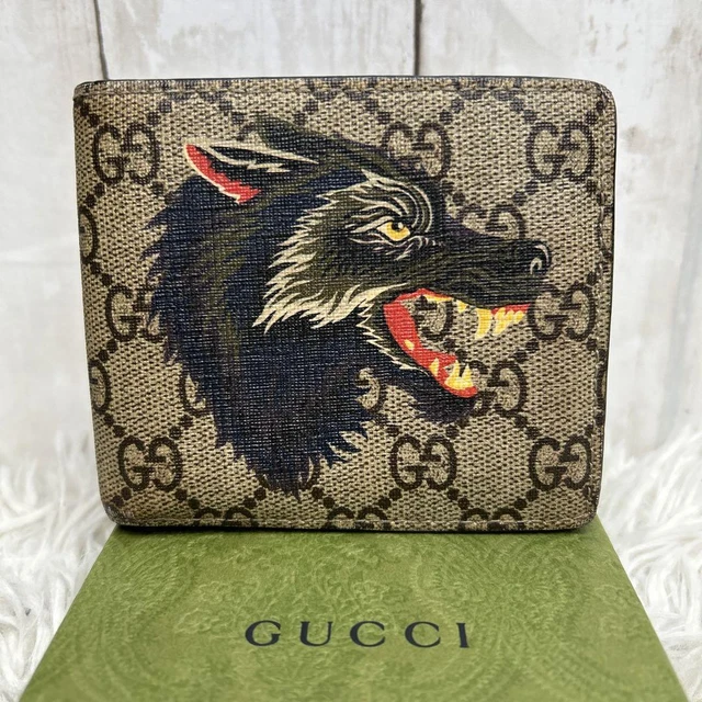 Gucci wolf wallet outlet