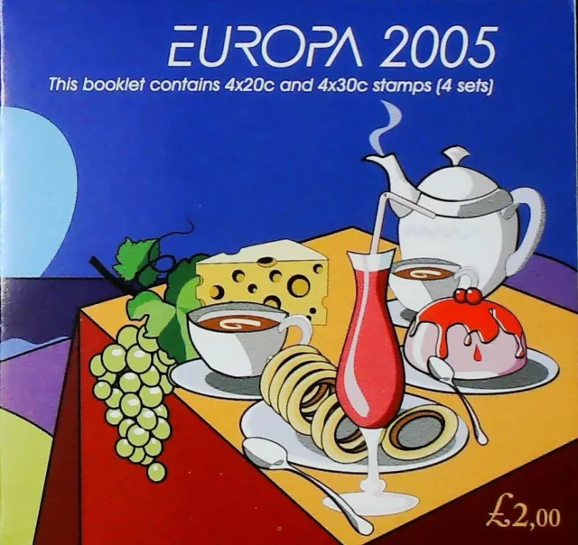 2005 EUROPE CEPT Cyprus Gastronomy Booklet MNH** 20612