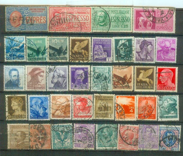 Lot Briefmarken aus Italien