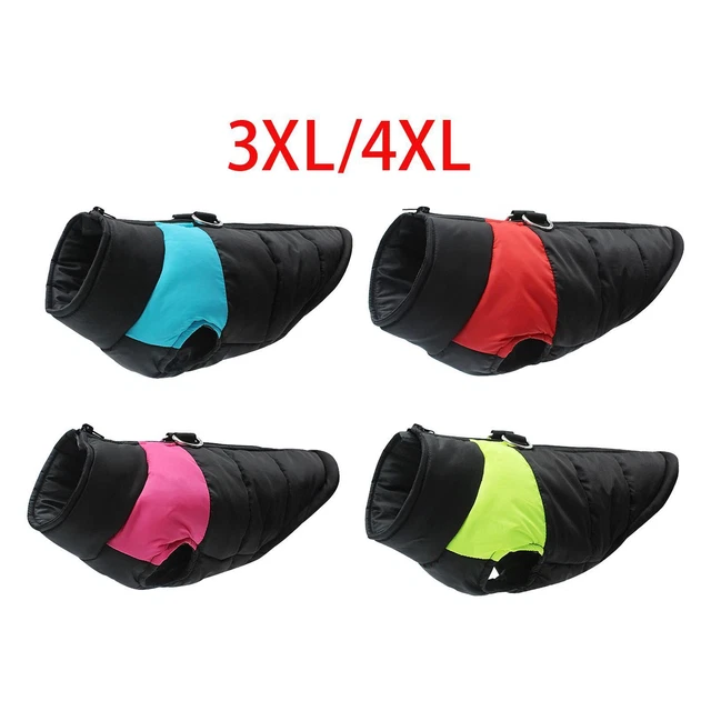 Dog Coat Vest, Cold Weather Pet Apparels Winter Dogs Outfits Warm Dogs Warm