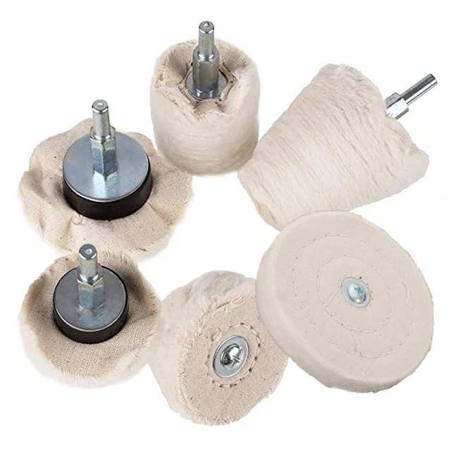 Kit Polissage QWORK - 29 Pièces Pour Perceuse, Tampons 30-80mm Avec Adaptateurs M14