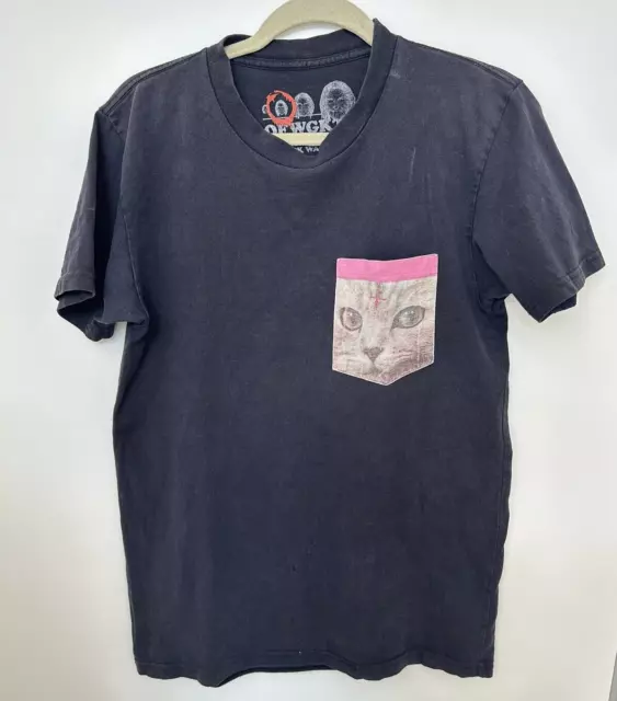 OFWGKTA S GOLF Wang Tyler the Creator Size Tron Cat Pocket T Shirt