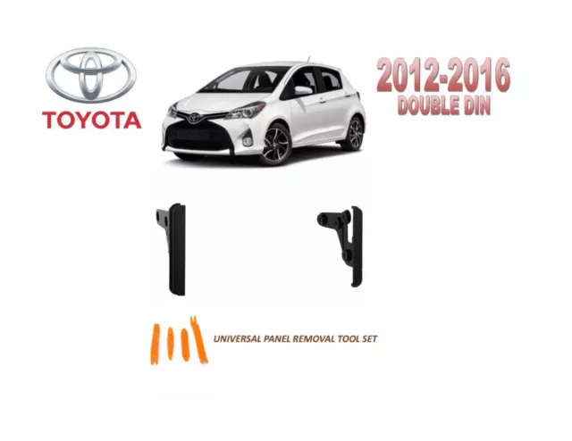 2012-2016 TOYOTA YARIS DASH INSTALL KIT for CAR STEREO, with Tool Set