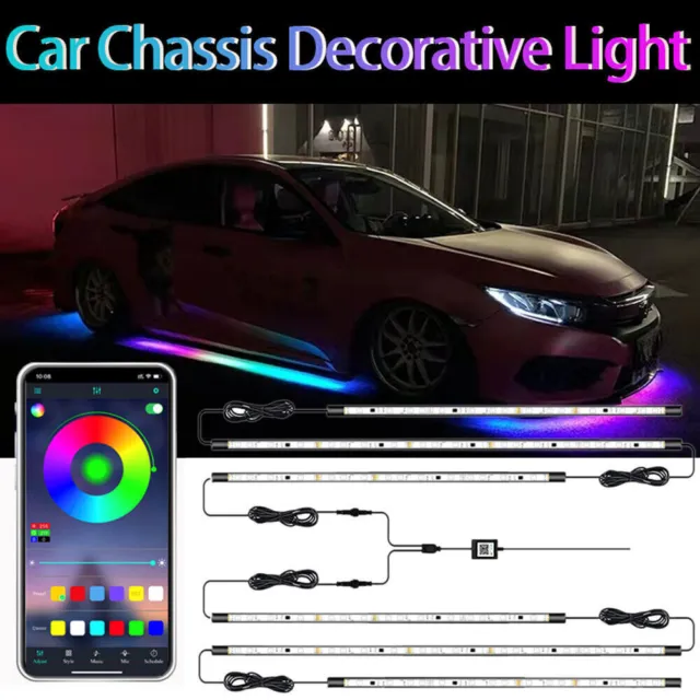 Illuminazione sottoscocca auto LED RGB corpo sottoglow app atmosfera barra luminosa