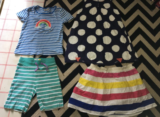 Girls Bundle Age 4 Boden Tshirt & Shorts, Kin Dress, Gap Skirt