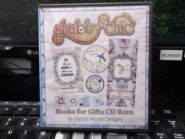 Debbi Moore Designs Shabby Chic Books for Gifts paper craft CD ROM book making