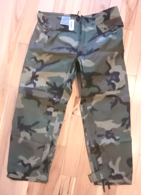 New Military Army Woodland Camouflage Trousers ORC Improved Rainsuit Pants Large
