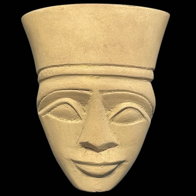 EGYPTIAN HEAVY STONE ancient Pharaoh bust statue - 664 - 332bc N3 £25. ...
