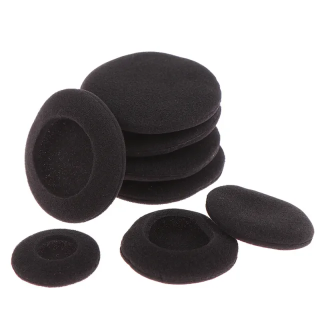 10Pcs Thick Foam Earpads Cushions Ear Pads 3.5/4.5/5.5/6cm for Round Headphone