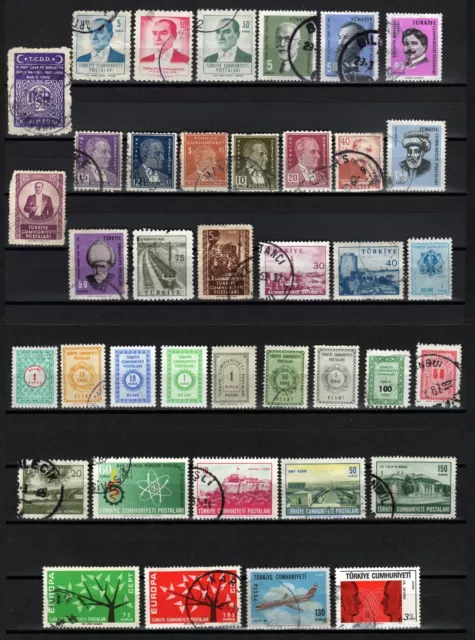 Älteres Briefmarken Lot Türkei, gestempelt/ungestempelt.Teil 2