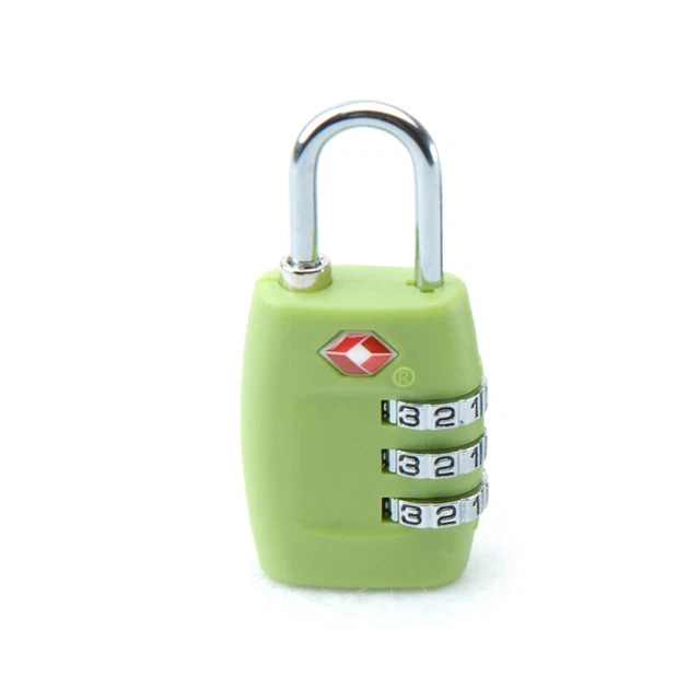3 Digit Combination Lock Padlock Locks With Code Gate Outdoor Fence Travel