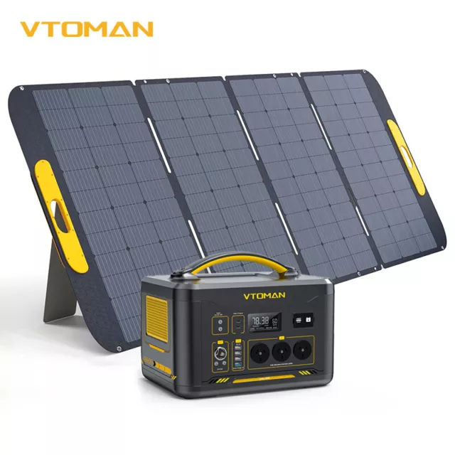 VTOMAN JUMP 2200 Portable Power Station 2200W 1548Wh Home Backup Solar Panel AU