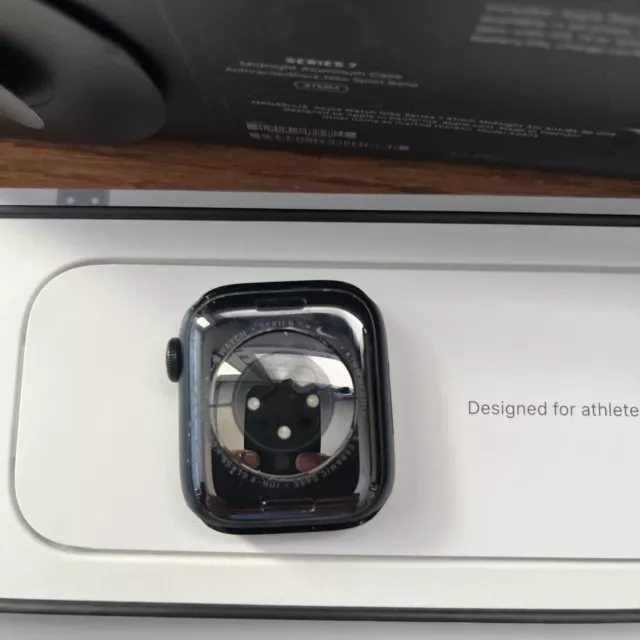 Apple Watch Nike Series 7 41mm Midnight Aluminum Case with Anthracite/Black... 3