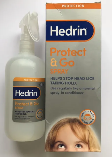 Hedrin Protect & Go Spray Head Lice Treatment and Prevention 250ml