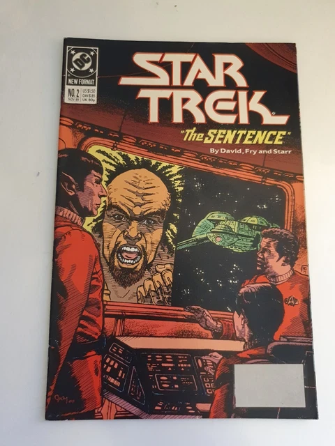 DC Comics - Star Trek #2 - Nov 1989 - VFN/NM - Bag & Board