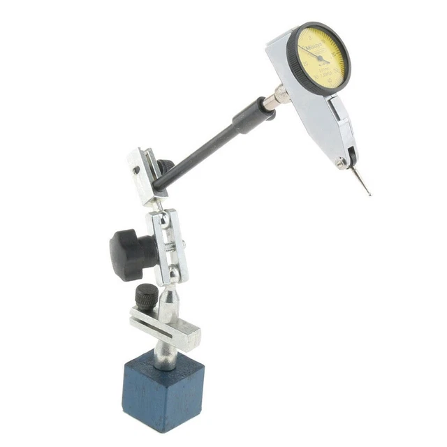 Precision Test Base With Gauge Steel Test Indicator 2 PCS 24 * 24 * 27mm