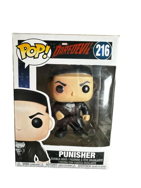 Funko POP! Marvel Daredevil Punisher 216 w/ POP! Protector