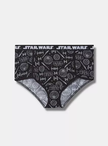 Plus Size - Star Wars Grogu Valentine Cotton Mid-Rise Cheeky Panty