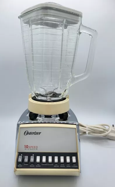 Osterizer 10 Speed Blender Standmixer Mixer Vintage Retro Made in USA